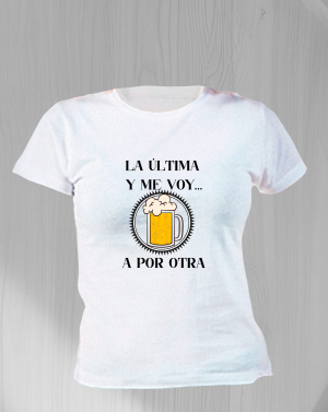 Camiseta mujer "Cerveza"
