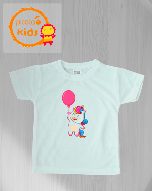 Camiseta para peques tacto algodón "Unicornio"