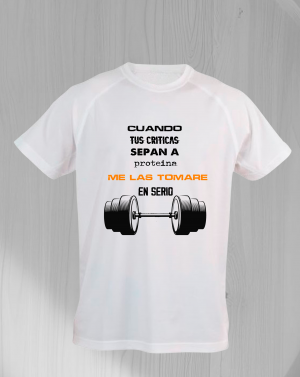 Camiseta técnica unisex "Proteinas"