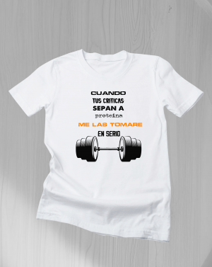 Camiseta hombre "Proteinas"