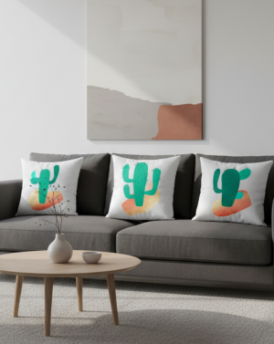 conjunto cojines cactus