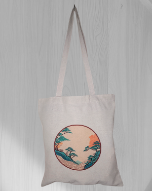 Bolsa Tote Lino "Oriental"