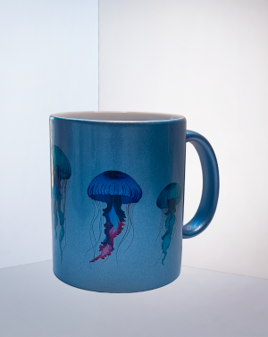 Taza glitter "Medusas"