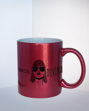 Taza glitter "Divina"
