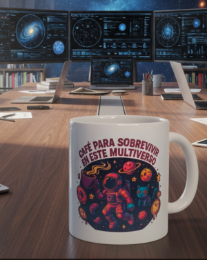 taza ceramica universo