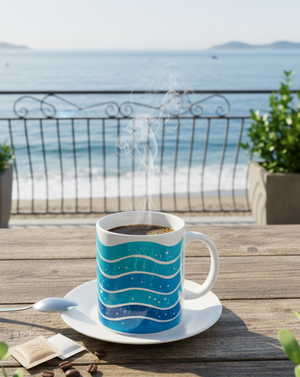 taza olas de mar