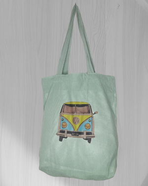 Bolsa Tote Pana "Furgoneta"