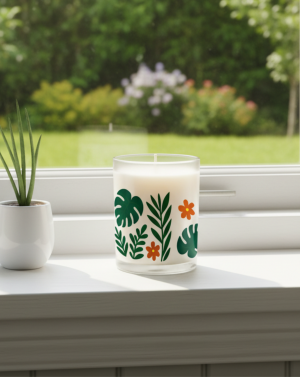 vela diseño plantas