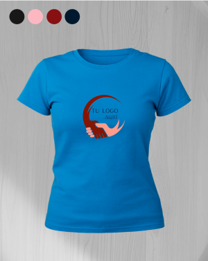 Camiseta Algodón Mujer Personalizable