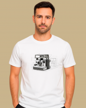 Camiseta hombre "Camara Retro"