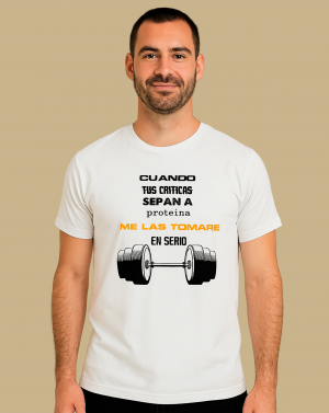 Camiseta hombre "Proteinas"